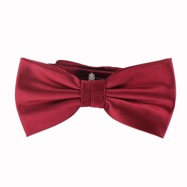 Dacheng Classic Mens Solid Wedding Red Adjustable Bow Ties Formal For Men