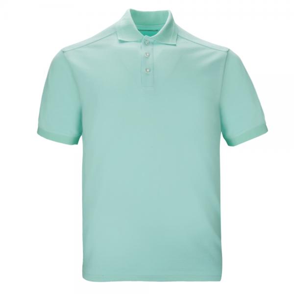 Dacheng Kayo Hot Selling Solid Turquoise Short Sleeve Polo T-Shirt