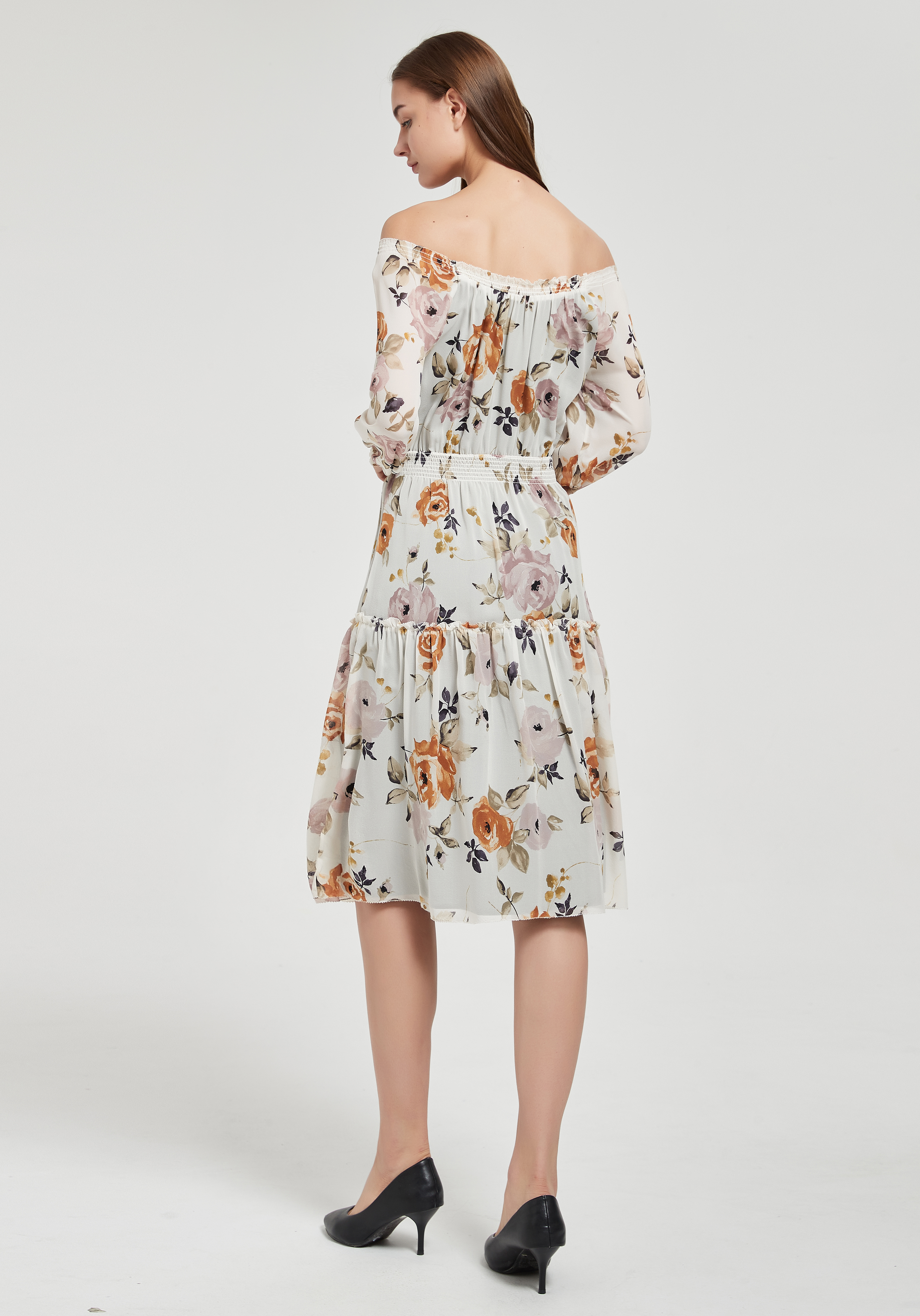 Women’s Fashion One-Shoulder Halter Print Dress