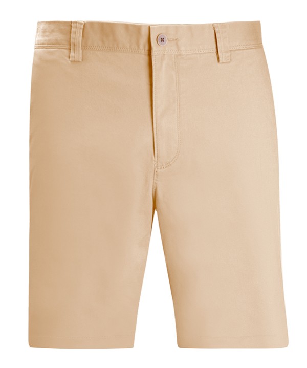 男士卡其色宽松休闲短裤